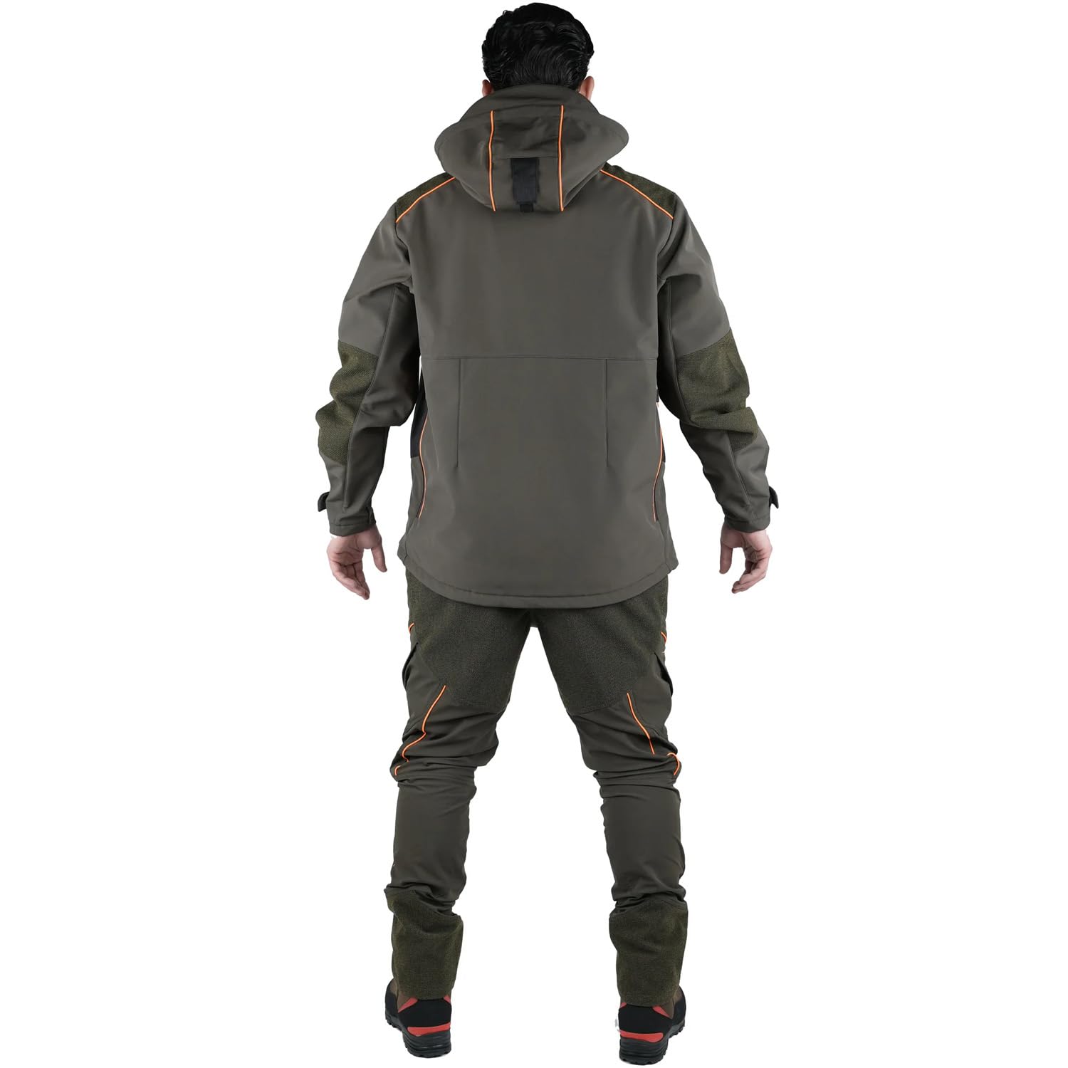 fratelliditalia.org Completo Divisa Caccia Softshell Giacca e Pantalone antispino Cacciatore Elasticizzato Abiti Tecnici