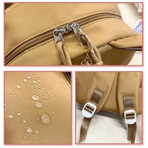 Capybara Backpack Nylon Capibara Bag Kawaii Capivara Backpack Cute Kapibara Bag Capy Bara Cappy Barra Daypack (Pink,Medium)3