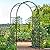 S AFSTAR Metal Garden Arch, 7.2ft/86 Outdoor Arbor for Various Climbing Plant Flower, Arch Trellis for Wedding Garden Bridal Party Festival Decoration, Easy-to-Assemble