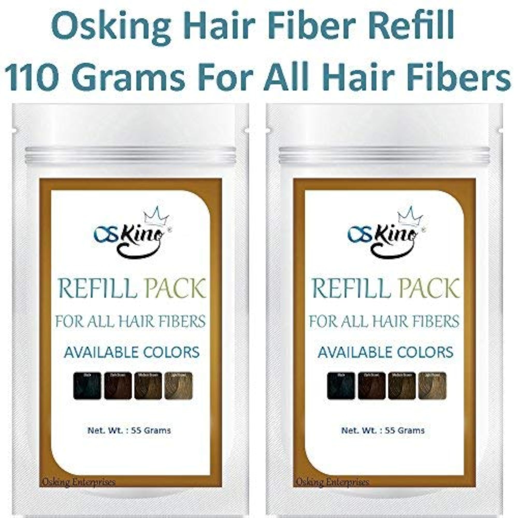 Hair Building Fiber Refill Pack, Hair Loss Concealer