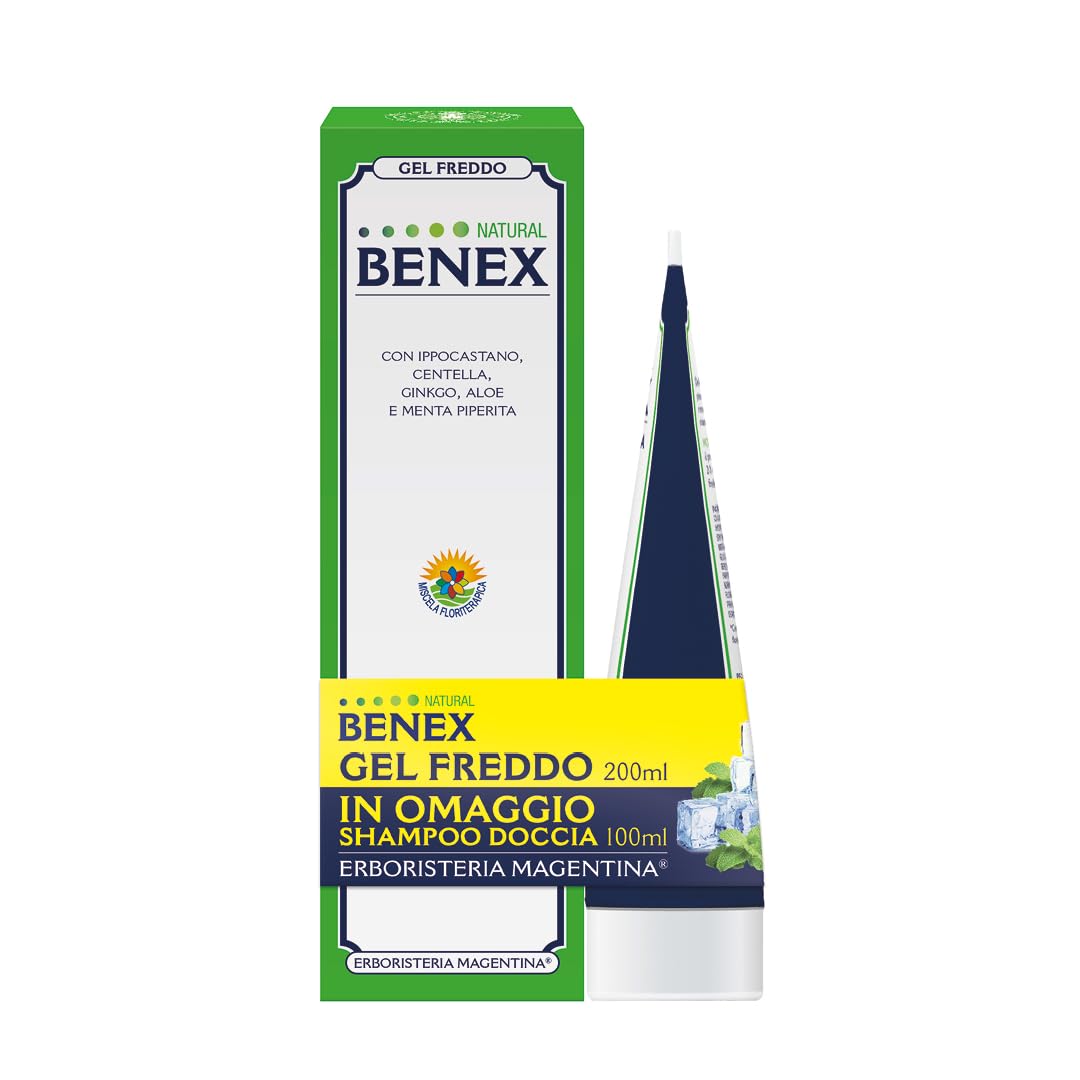 Erboristeria Magentina Benex Gel Freddo 200 ml con Omaggio Shampoo
