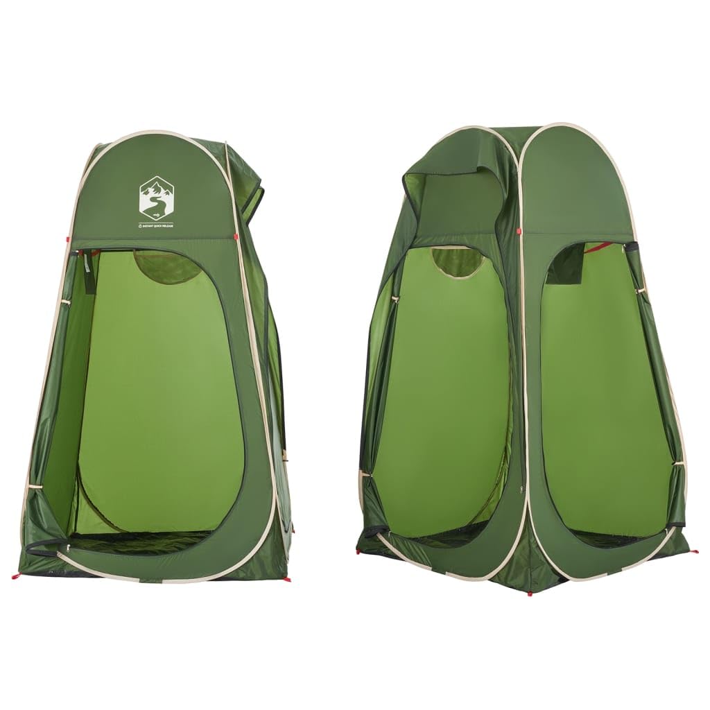 ShGaxin Sichtschutzzelt Grün Pop-Up Wasserdicht, Duschzelt Camping, Toilettenzelt, Campingtoilette, Heckzelt, Campingklo - 4004137