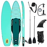 【STAND UP PADDLING BOARD 】 Stand Up Paddle puede proporcionar una variedad de usos. Colocamos cuatro anillos en D alrededor de la almohadilla de EVA para conectar los asientos. Puede cambiar fácilmente entre la tabla de SUP y el kayak. obtenga la combinación perfecta de estar de pie y deslizarse, así como sentarse y hacer turismo.