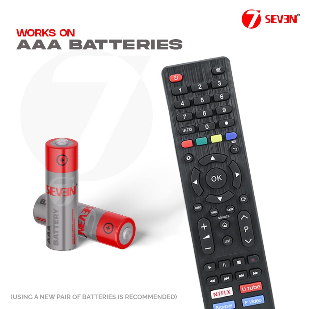 Buy 7SEVEN® Compatible Aiwa Smart LED TV Remote Control - Match