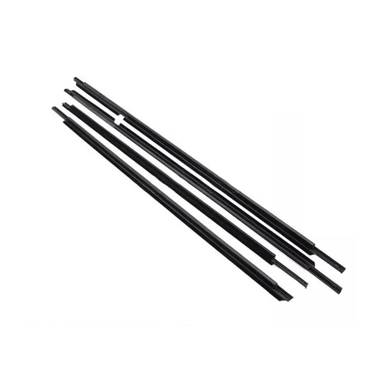 Sealing Strip 4PCS for Toyota for Land Cruiser LC200 J200 2008-2021 Car Outer Windows Rubber Weatherstrip Sealing Strip(Black)