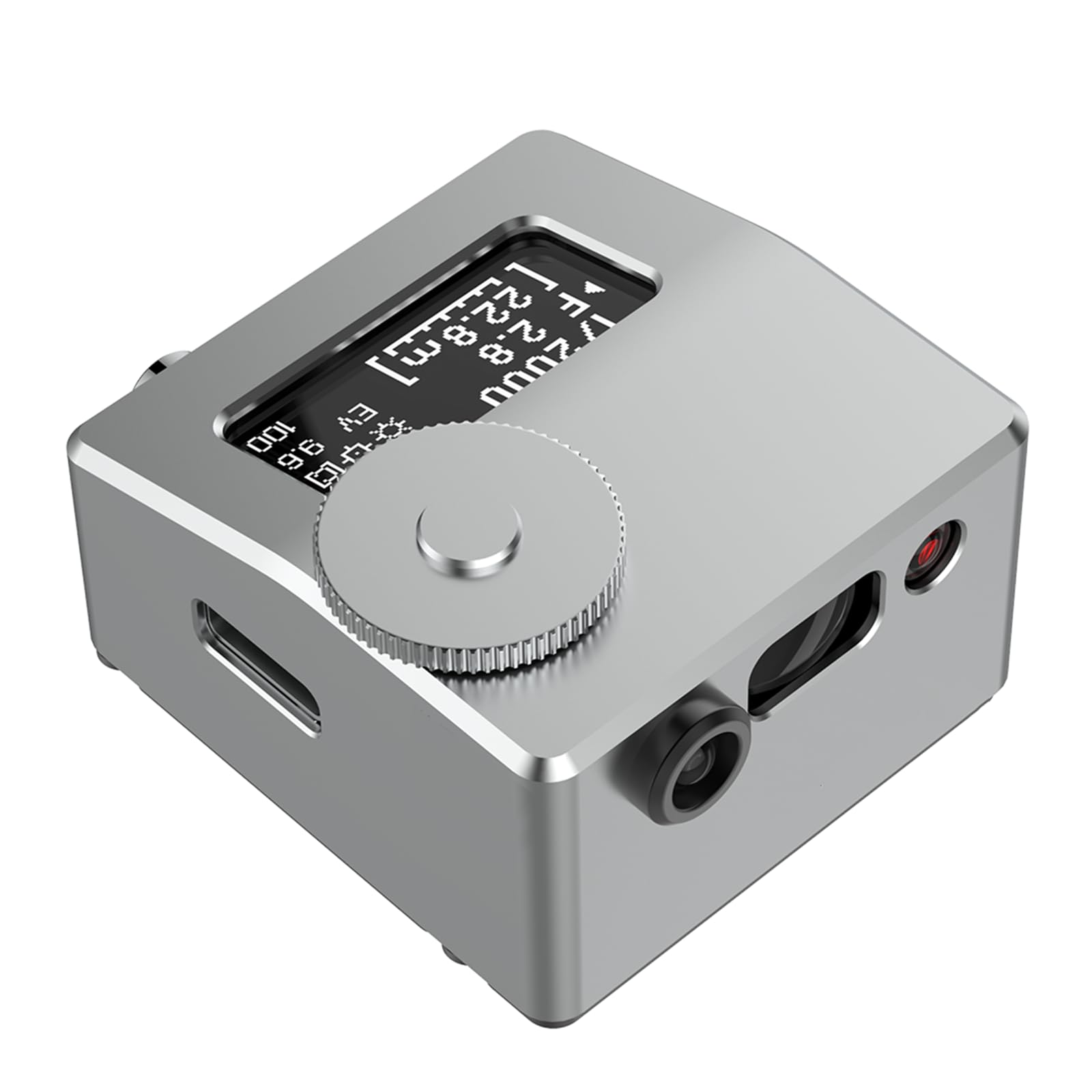Medidor de luz para fotografía de película con rango de 0.1 a 50m y control mecánico de 30 grados