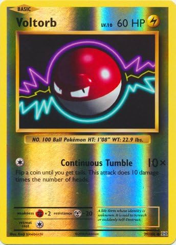 Pokemon - Voltorb (39/108) - XY Evolutions - Reverse Holo