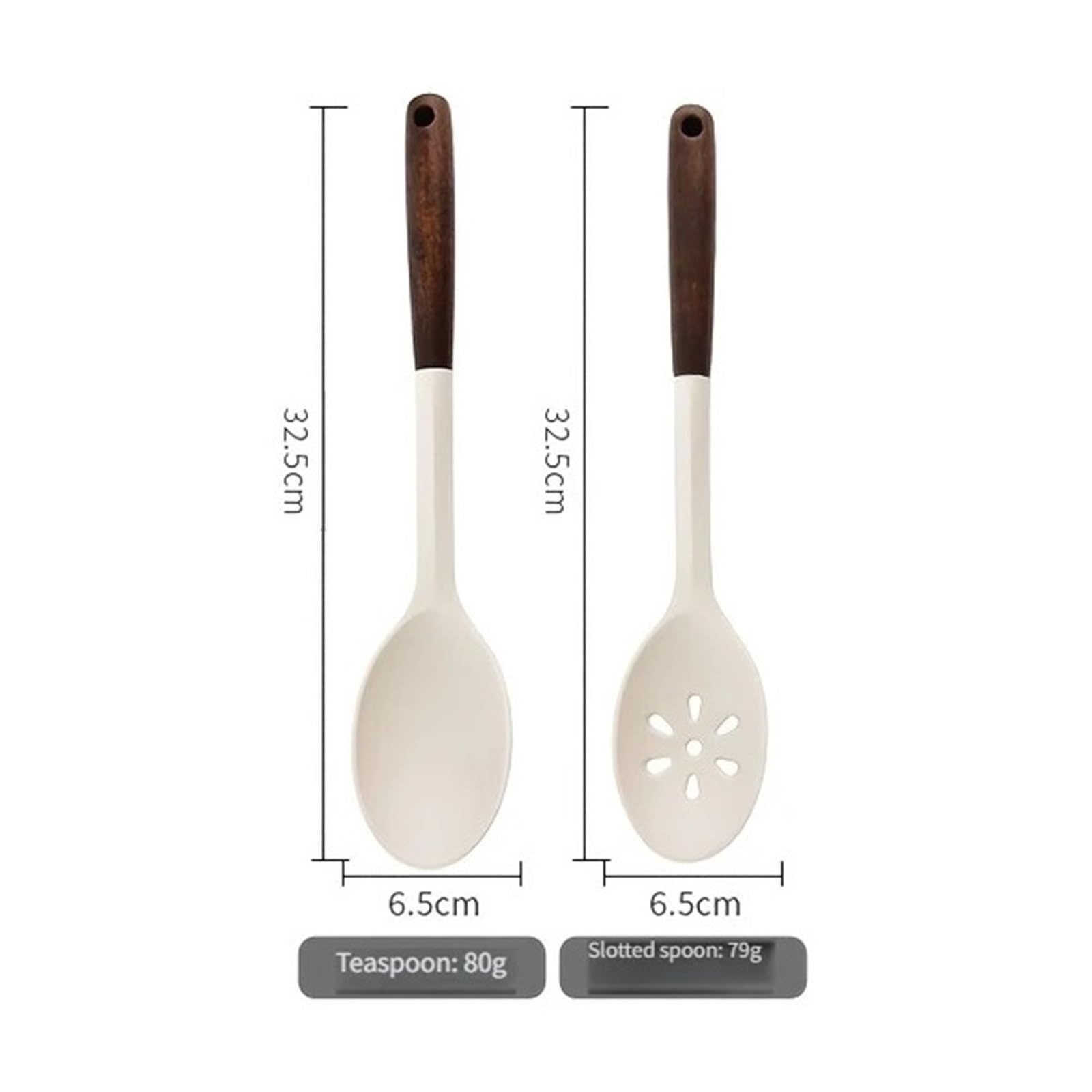 Juego de Utensilios Cocina Silicona, 7 Uds., Olla, Pala, Cuchara for Sopa, Garra Espagueti, Juego con Estante Almacenamiento, Conjunto domésticos para Cocina(Black)