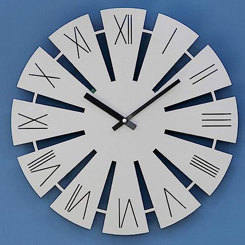 Horloge murale salon XJBTBA style romain rétro pour une ambiance chaleureuse et créative