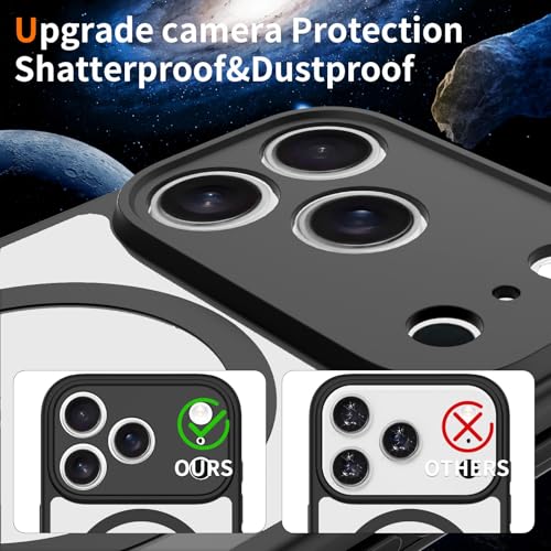 Image of Enflamo for iPhone 17 Pro Crystal Clear Transparent Hard Back Cover Case | Ultra Hybrid | Camera Bump Protection