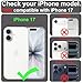 VANAVAGY Compatible for iPhone 17 Wallet Case for Magsafe Wireless Charging, PU Leather Flip Folio Shockproof Phone Cover with Wrist Strap RFID Blocking Card Holder [Screen Protector],Forest Green