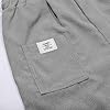 Corduroy Shorts for Men UK Casual Drawstring Summer Jogging Shorts with Pockets Elasticated Waist Lightweight Cotton Lounge Bottoms for Holiday Beach Work Sports S-5XL (A0a1-Grey, M) #4