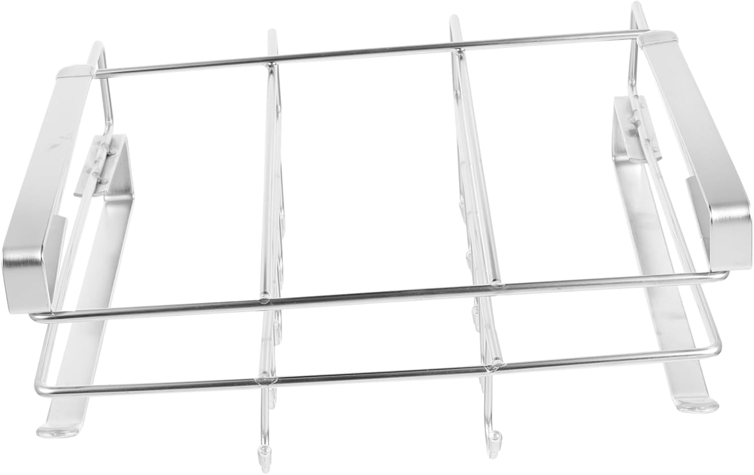 LIFKOME Under Shelf Cutting Board Rack with Hooks Multi Use Under Cabinet Hanging Organizer for Kitchen Utensils and Cookware Stylish Design Space Saving Storage