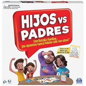 JUEGOS DE MESA – HIJOS CONTRA PADRES – Juego de Pruebas y Preguntas para Niños y Familias – 2 – 6 jugadores – 6065093 – Juegos de Mesa Niños 6 años +