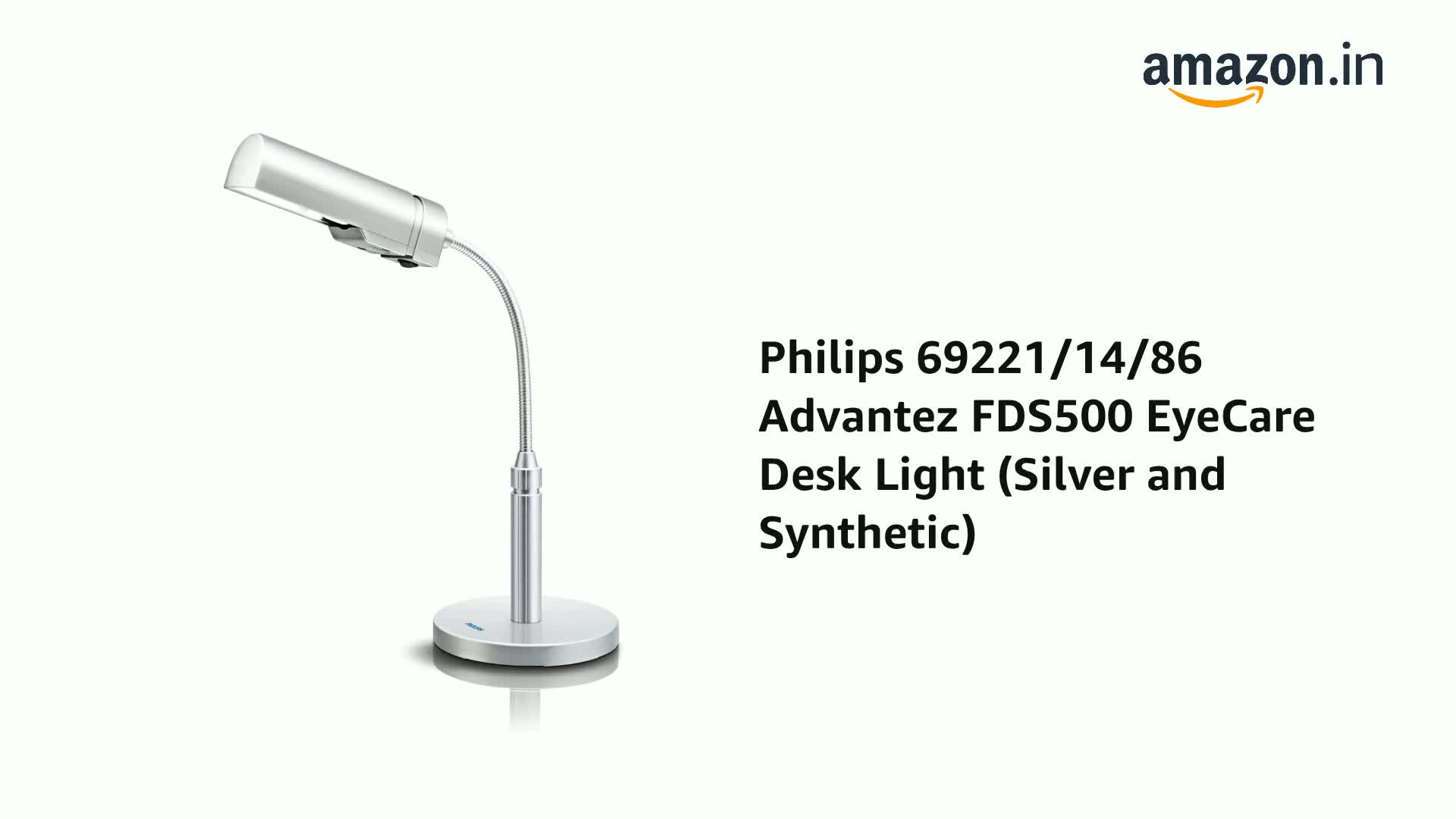 Philips 220V 69221/14/86 Advantez FDS500 EyeCare Desk Light With