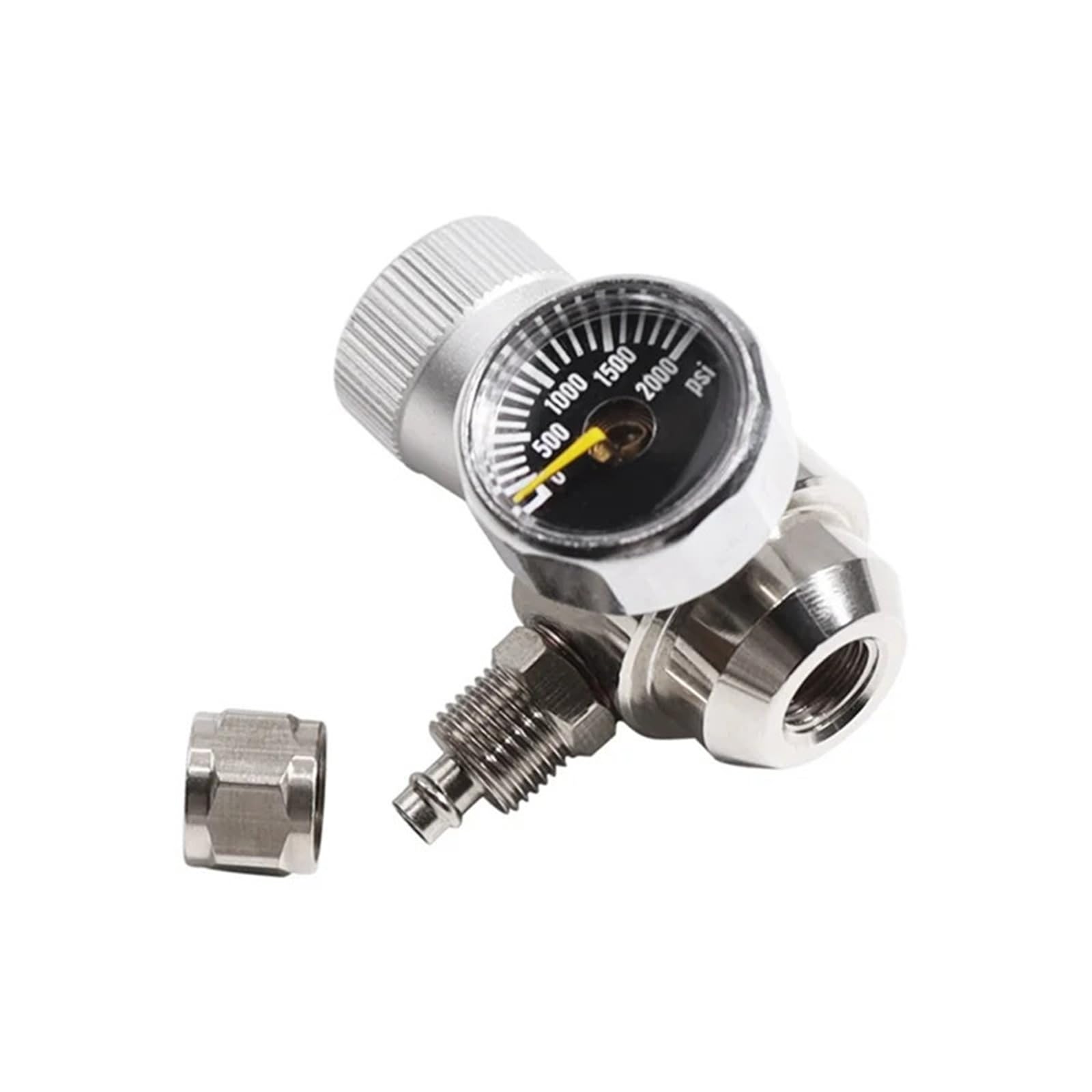 Regulador de CO2 for Acuario A07F, manómetro 2000 PSI for Tubo succión 6 mm