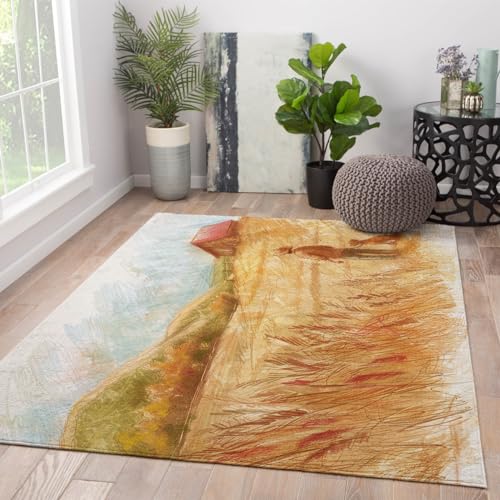 Tapis de sol lavable 60x90cm idéal pour protéger le séjour - 4