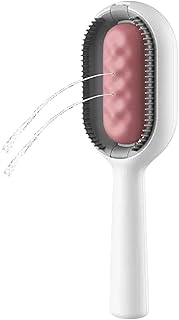 nós universal 4 em 1, pente limpeza pelos para animais estimação, nós portátil pelos animais estimação, design tanque água, escova desembaraçadora cachorro dupla face com pente redondo para pelos animais estimação