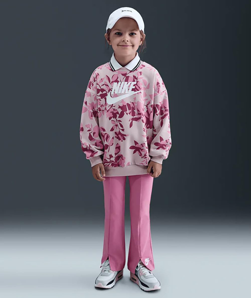 Nike Nkg Floral Camo Crew Legging S - Shirt - Classic - Bébé Fille