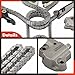 A-Premium Engine Timing Chain Kit W/Tensioner & Guide Compatible with Ram, Jeep, Dodge & Chrysler - 1500, Grand Cherokee, Grand Caravan, Charger, Journey, Town & Country, 200, Durango - V6 3.2L 3.6L