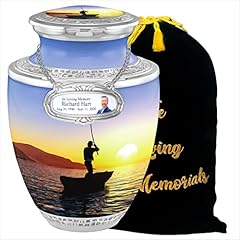 Sunset Fishing Free Personalized Medallion