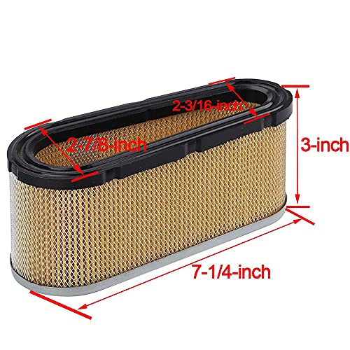 Hipa 496894S 496894 493909 Air Filter For 12.5-17 Hp 5053K With 272403S 272403 Pre Filter Lg496894Jd Gx85 Sx85 Scotts S1742 Sabre 1542Hs 1546Gs 1638Hs 1642Hs 1742Hs Lawn Mower Bs-496894S #TOP5