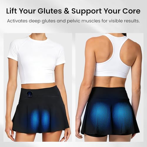 SWIRISE 2-in-1 Toning Shorts – Hip & Pelvic Shapewear Skort for Daily Wear Black — view 4
