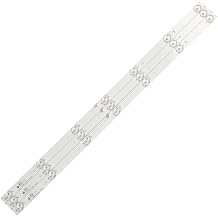 LED Backlight Strip JS-LB-D-JP3235-071DBAD 7 Compatible with Lamp ROWA 32 TV 32L31 32L33 E305540 PY63356B NVR-7406-32HD-N Color 1set3pcs