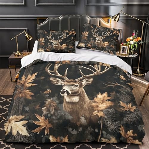 Housse de couette Dalmatien 3D en microfbre douce King 220x240cm
