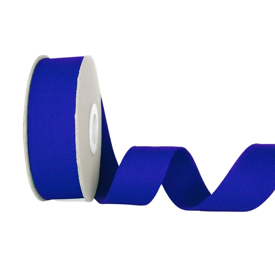 Trimz Cotton Webbing – Navy – 25mm x 5m