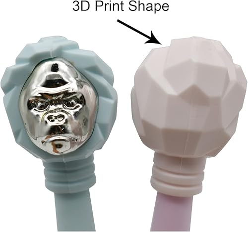 Miniatura 3 de 6 bolígrafos divertidos de orangután, bolígrafos de gorila, bolígrafos de mono, bolígrafos King Kong novedosos de animales con 6 bolígrafos faciales