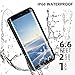 meritcase Galaxy Note 8 Case - Built-in Screen Protector Waterproof Full Body Heavy Duty Clear Cover - Removable Kickstand Included
