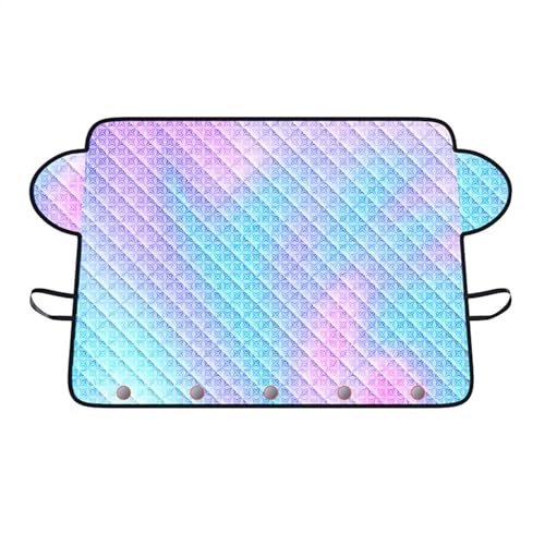 Nbbwwu Housse de Pare-Brise pour Glace et Neige, Bloc de Neige pour Pare-Brise, Housses de Voiture d'hiver Anti-Gel pour la Neige et la Glace, Couverture de Pare-Brise de Protection