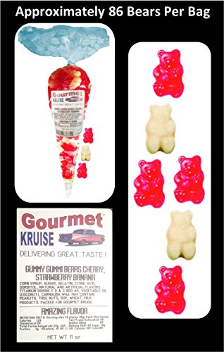 Red White Gummy Bears 33 oz Gourmet Kruise miniatura 2