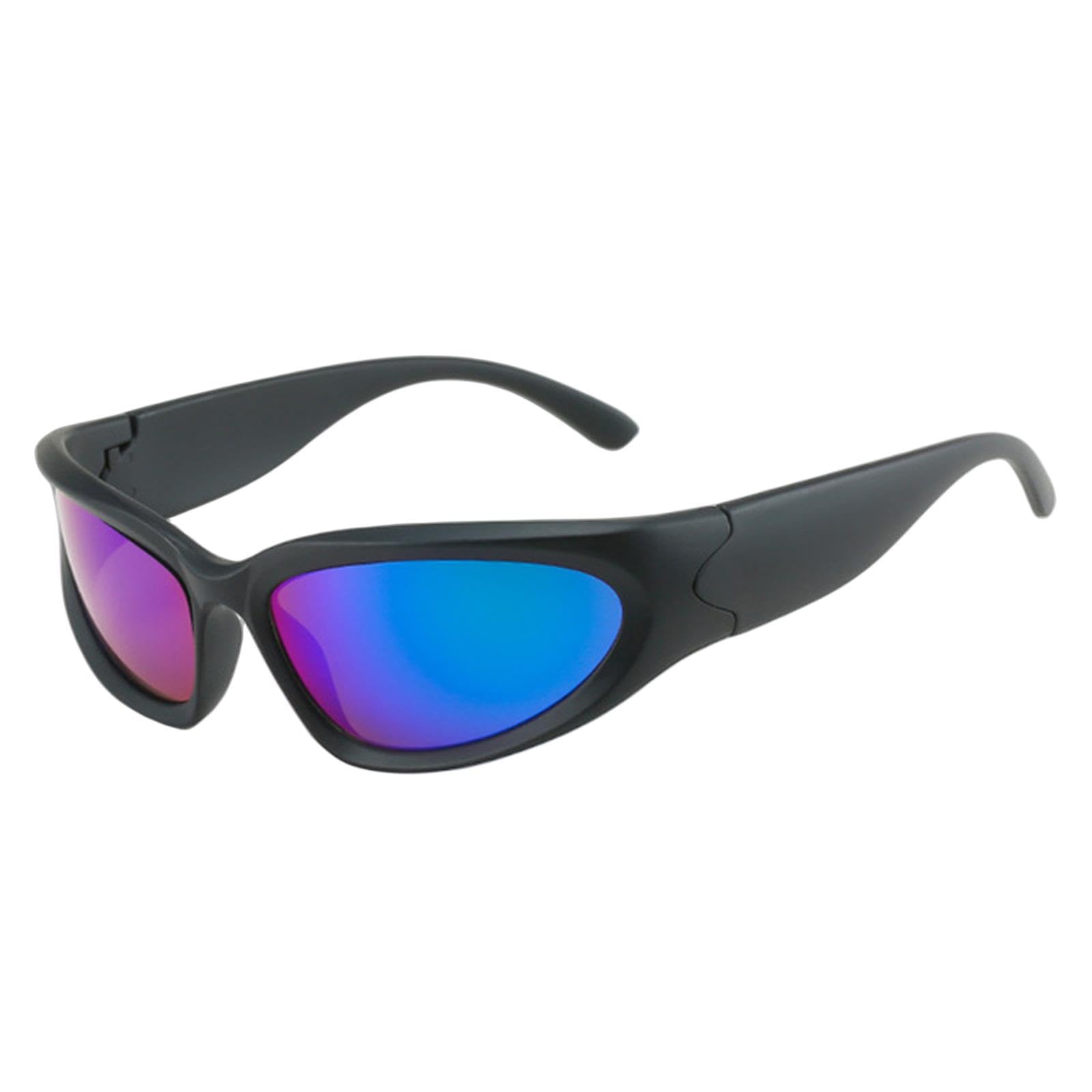 NOGRAX Okulary przeciwsłoneczne męskie damskie retro lustrzane okulary przeciwsłoneczne damskie sporty na świeżym powietrzu czarne odcienie vintage okulary do jazdy samochodem