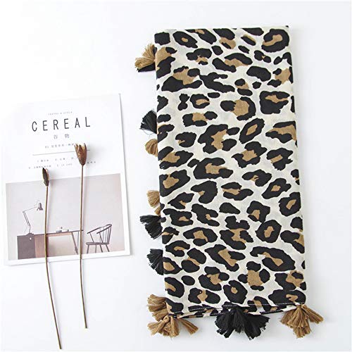 Women's Chic Leopard Pattern Scarf Long Large Animal Print Shawl Wrap3