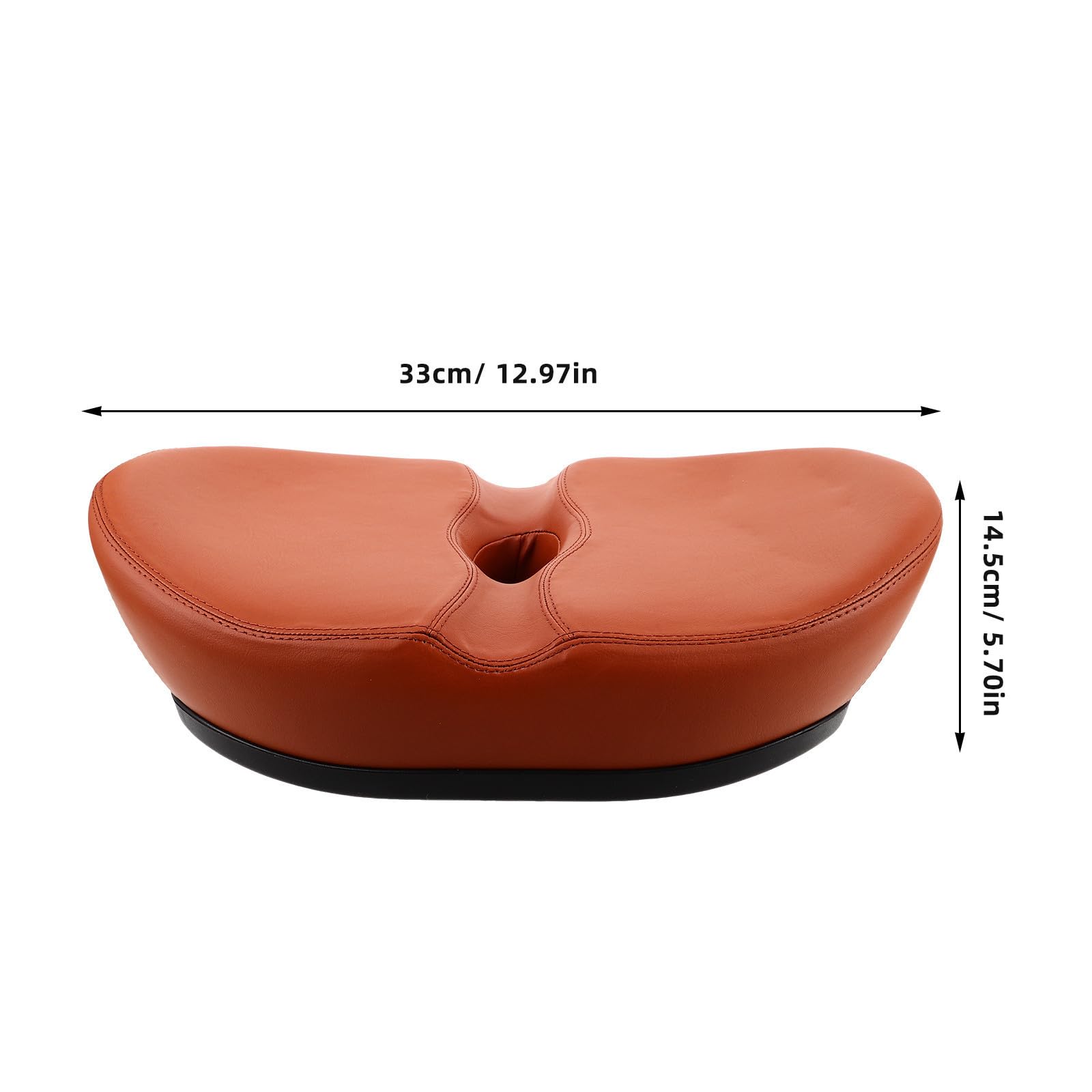 PACKOVE Noseless Bike Seat Breites Wasserfestes Sitzkissen mit Stoßdämpfender Polsterung für Herren Damen Universeller Fahrradsattel Passend für Mountainbikes Rennräder Bikes Komfortables