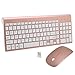 HAIBING Wireless Keyboard and Mouse Combo, Compact Full-Sized 2.4GHz Ultra Slim Wireless Keyboard with Number Pad and Power-Saving Mouse for Office Windows 10, Laptop, PC, Computer, Desktop