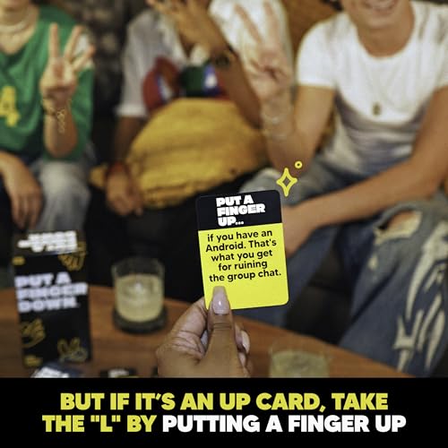 Put-A-Finger-Down-The-Viral-Party-Game-That-Will-Have-Everyone-Talking-Funny-Adult-Card-Game-Icebreaker-Ideas-Game-Nights-Big-or-Small-Groups-400-Cards-for-2-Players Put A Finger Down The Viral Party Game That Will Have Everyone Talking Funny Adult Card Game Icebreaker Ideas Game Nights Big or Small Groups 400 Cards for 2 Players