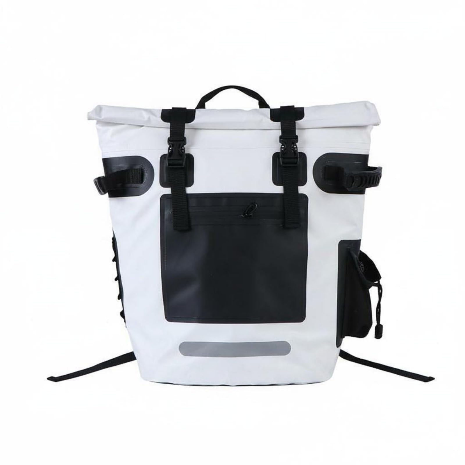 Colcolo Outdoor Insulated Carrier Zaino Frigo Borsa Termica Impermeabile Trasporto Alimenti Capacità Ampia Adatta a Viaggi Campeggio Picnic Lavoro, Bianco, Bianco, 25L