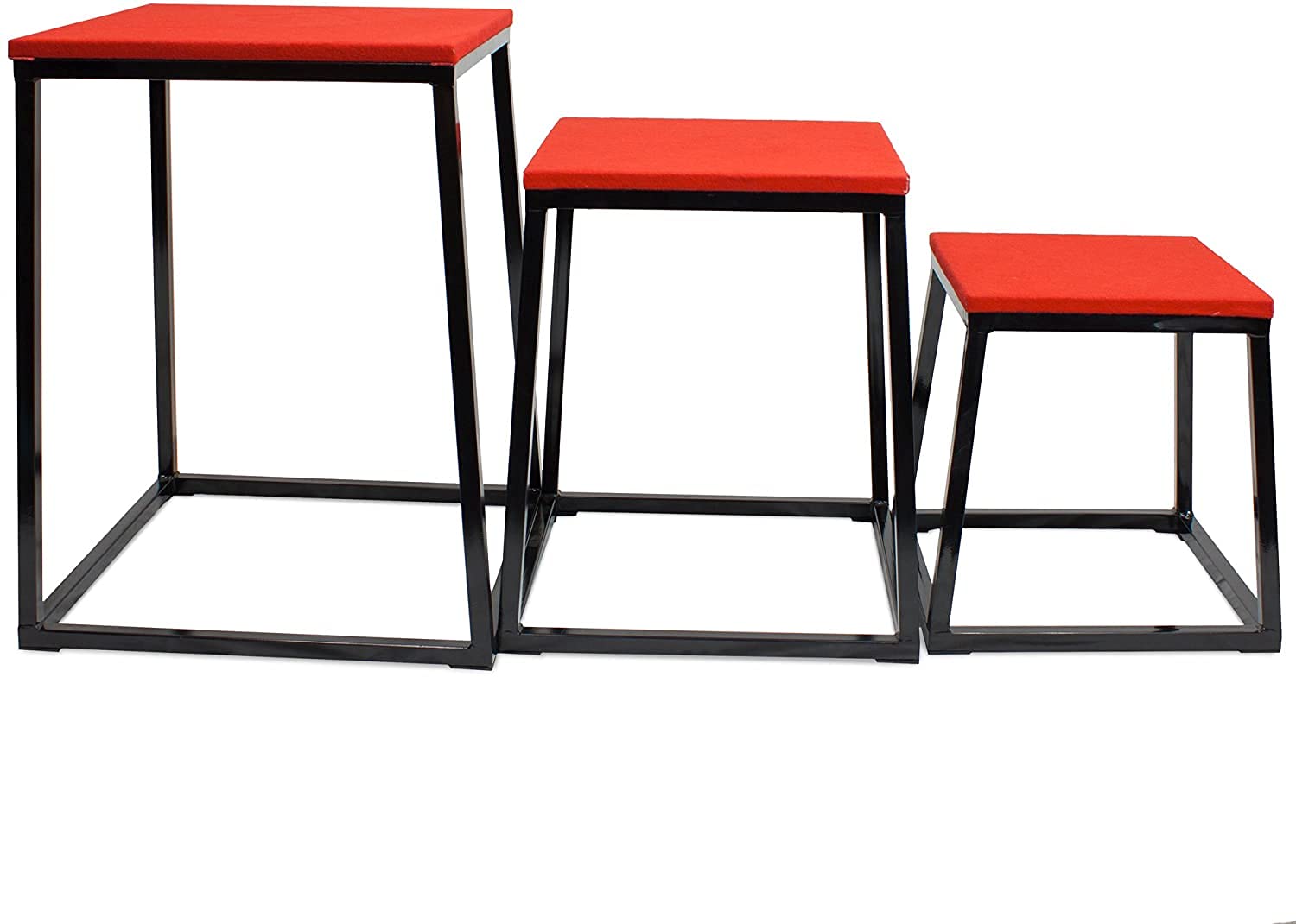 See full amazon price history chart for INDIAN DECOR 90123 Set of 3 Plyometric Jump Boxes – Step Platform, Fitness Training & Conditioning Equipment for Increasing Vertical, Speed, Stamina (18"/24"/26"), Multicolored INDIAN DECOR 90123 Set of 3 Plyometric Jump Boxes – Step Platform, Fitness Training & Conditioning Equipment for Increasing Vertical, Speed, Stamina (18"/24"/26"), Multicolored (B098TZ3JBD) Amazon Price History, Amazon Price Tracker