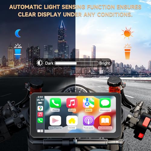 Image of Spedal CL871B 6.25 inch Motorcycle CarPlay & Android Auto Screen for BMW Motorcycles, Quick-Release BMW-Specific Mount, Full Body Waterproof, GPS Navigation, Bluetooth, Siri & Go0gle Assistant