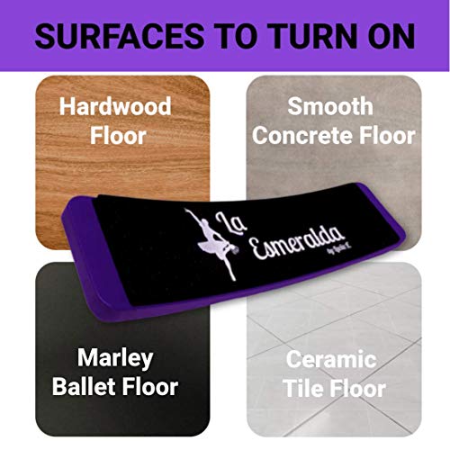 La Esmeralda Tábua giratória de balé para dançarinos – Equipamento de treinamento para dançarinos, p