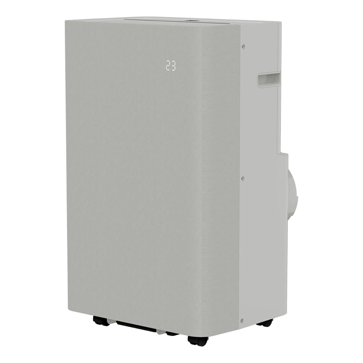 Argo Climatizzatore Portatile Alpha Plus 13000 BTU WiFi con Pompa di Calore | Caldo/Freddo/Deumidificazione, a Basso Impatto Ambientale (Gas Ecologico R290), Frontale in Tessuto, con Kit Finestra, Grigio