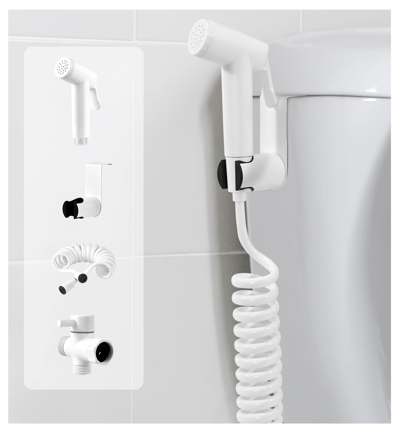 Handheld Bidet Sprayer Kit for Toilet