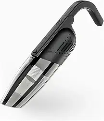 Aspirador de Pó Portátil, 120W, 6000Pa, Bateria 2200mAh, Carregamento USB, Sem Fio