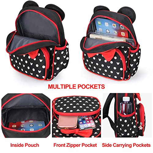 Voikukka Cute Little Girls Backpack Mini Mouse Backpacks For Toddler Girl Backpack Small Kids Backpack Kindergarten Preschool Backpacks Toddler Bookbag School Book Bag Children Travel Mini Backpack #TOP4