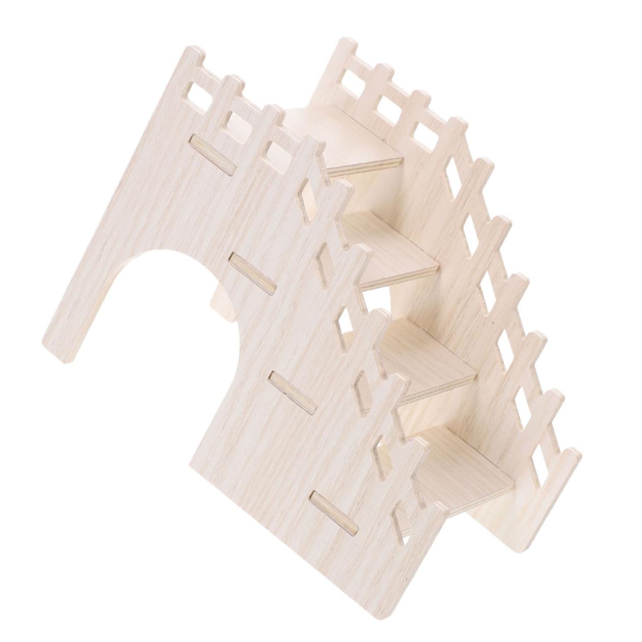 BESPORTBLE Hamster Wooden Ladder Natural Climbing Ladder for Guinea Pig Habitat for Cage Decor and Pet Play Safe Chew for Small Animals