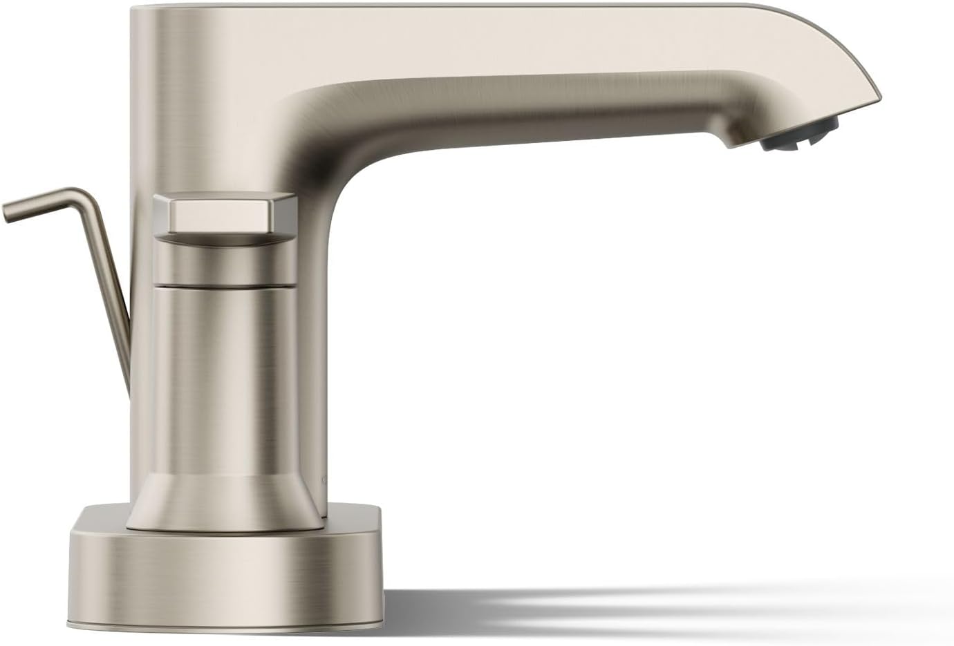 Kohler 97094-4-BN Hint® Centerset Bathroom Sink Faucet, 1.2 gpm, Vibrant Brushed Nickel