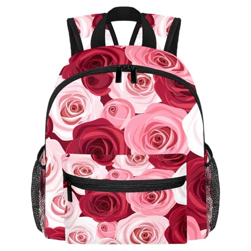 Sac à dos léger fleurs roses pour balades urbaines et sorties